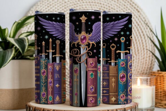 Download Gothic Fantasy Book Sword 20oz Skinny - Premium Bundle